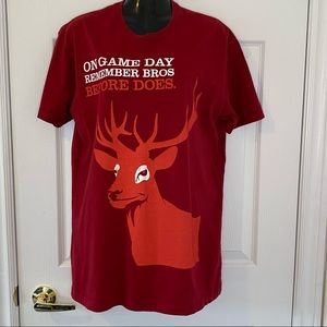 Red Stag Jim Beam T Shirt Game Day Bros b4 Does LG